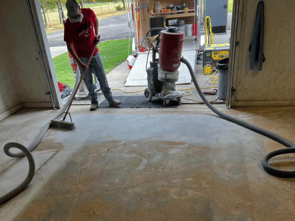 epoxy floor coating garage basement flooring contractor in Irving Texas 75062 (2)