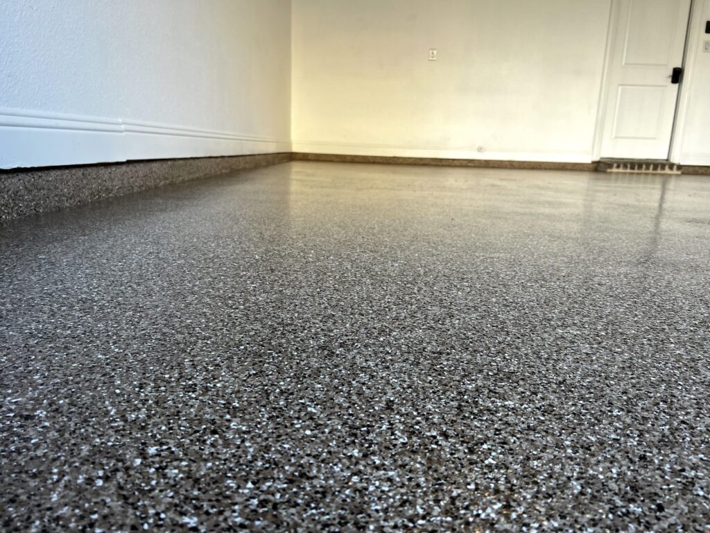 Flake floor Color- Carlsbad - Cams Coating Solutions Garage Flooring Near Me Irving Texas-1-min